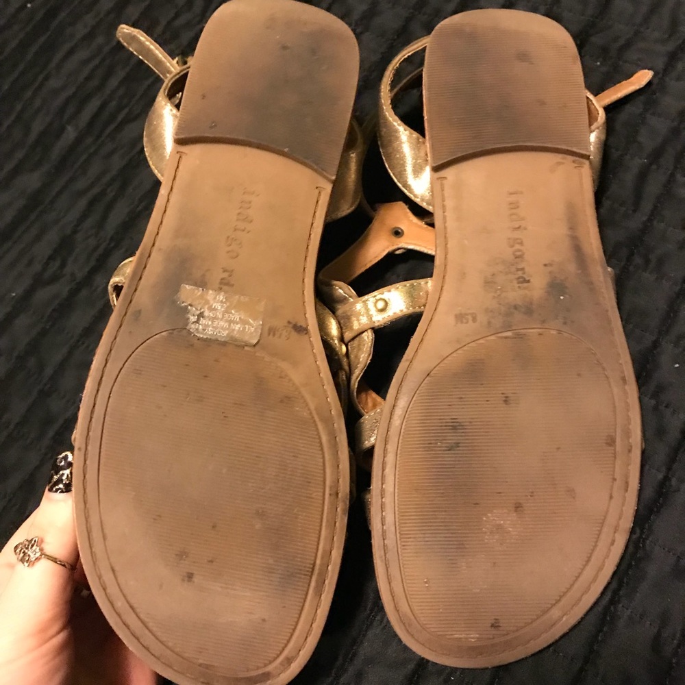 Gold Indigo Rd. Sandals - Picture 2 of 2